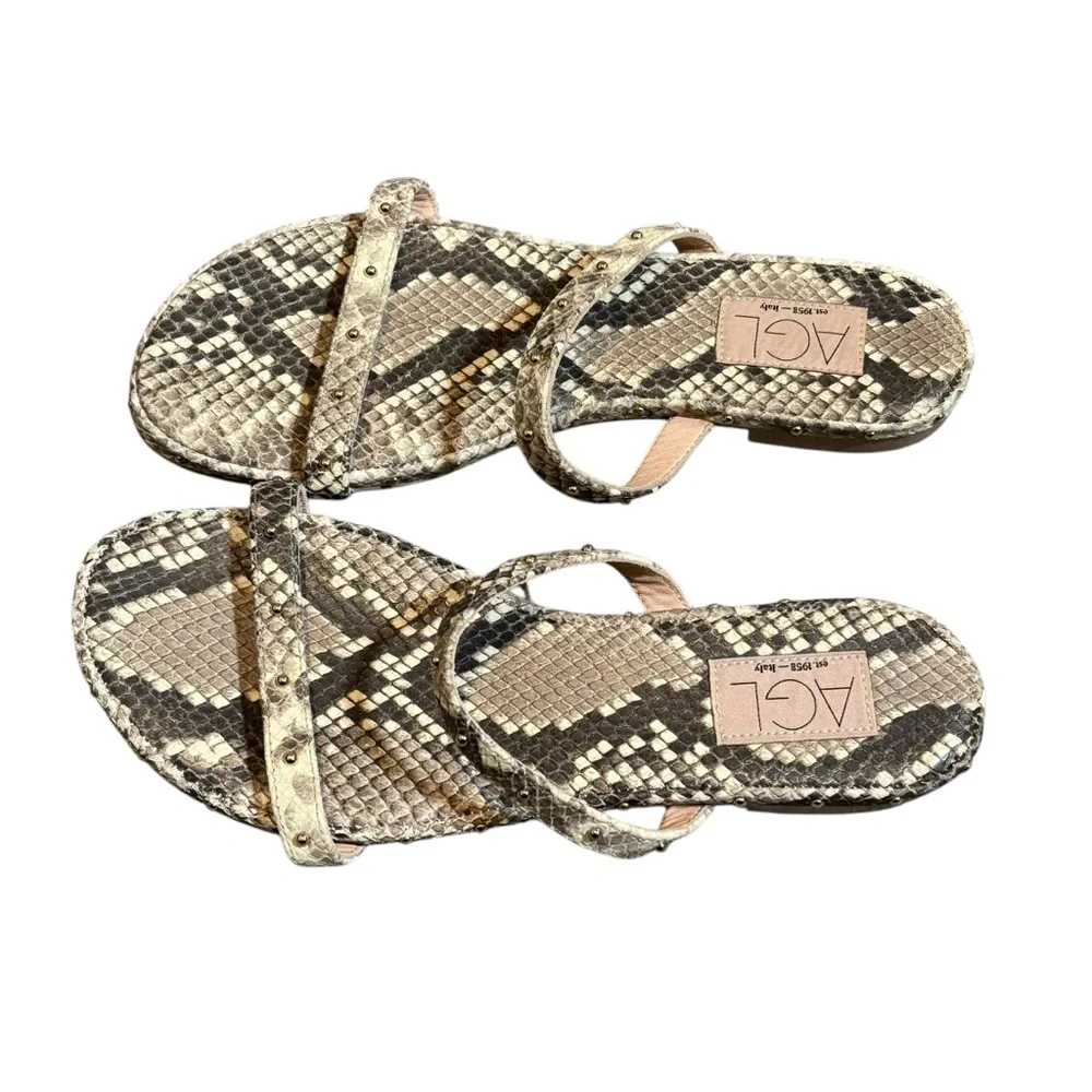 AGL SNAKESKIN STUDS‎ SANDALS